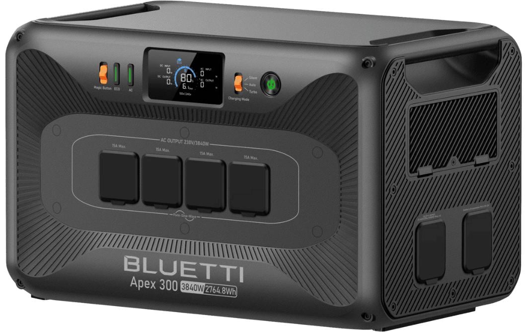Bluetti Apex300 – Powerstation, 2765 Wh, 300 W AC, LiFePO4