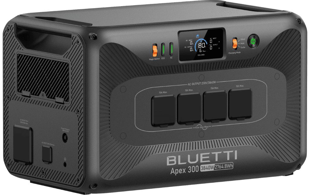 Bluetti Apex300 – Powerstation, 2765 Wh, 300 W AC, LiFePO4