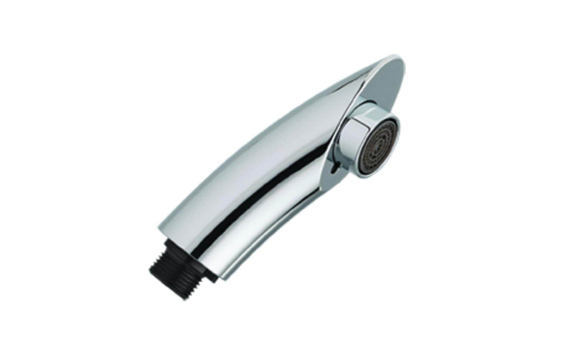 Laufen Zugauslauf Arwa Surf – Aluminium, Ausziehbare Brause, Dunkelgrau/Schwarz