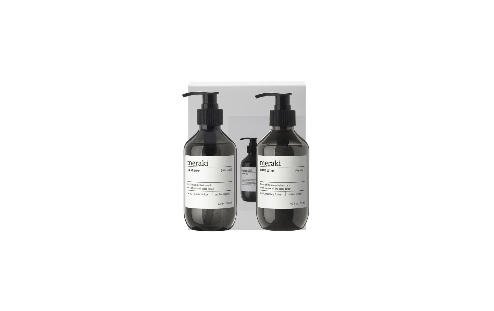 Cisco meraki Geschenkset Silky Mist – Handseife & Handlotion – je 275 ml