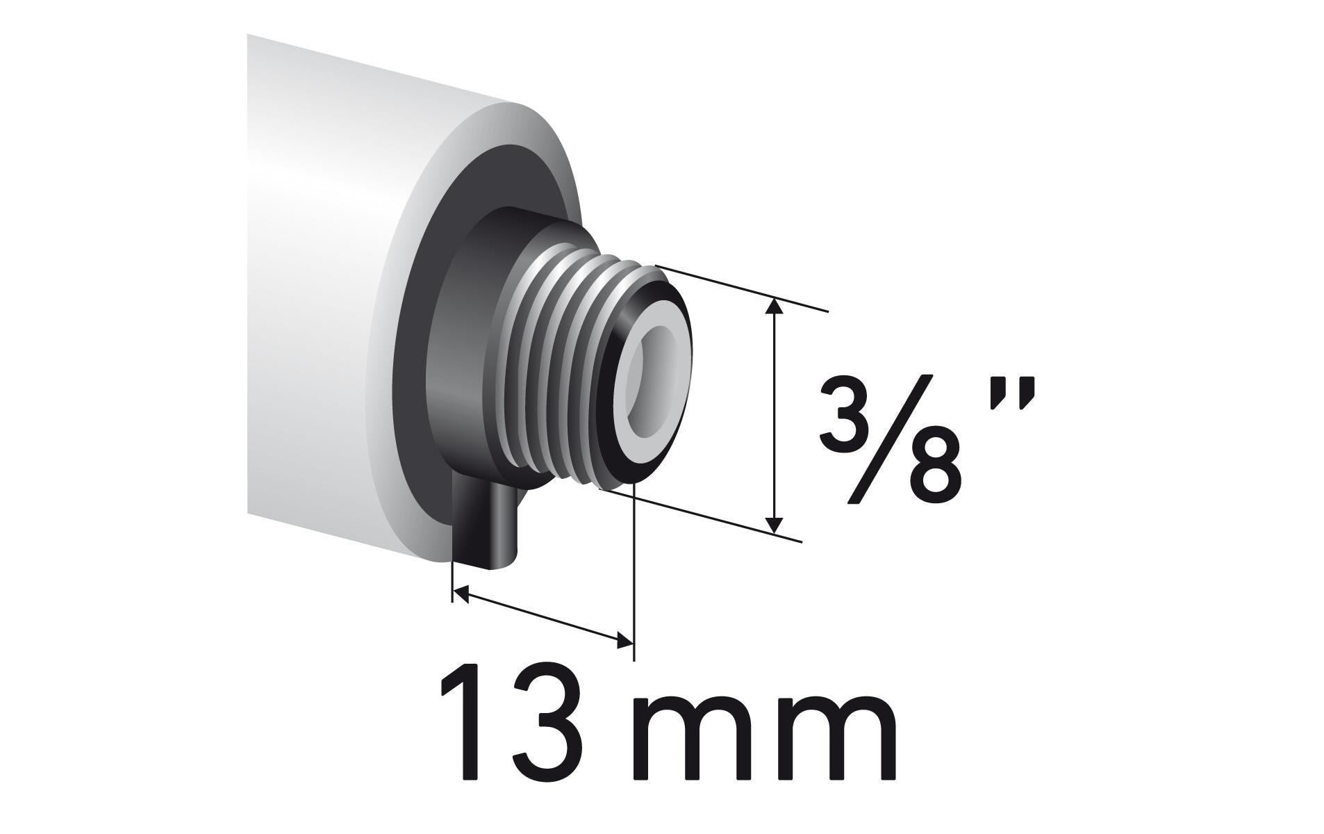 Laufen Zugauslauf Arwa Surf – Aluminium, Ausziehbare Brause, Dunkelgrau/Schwarz