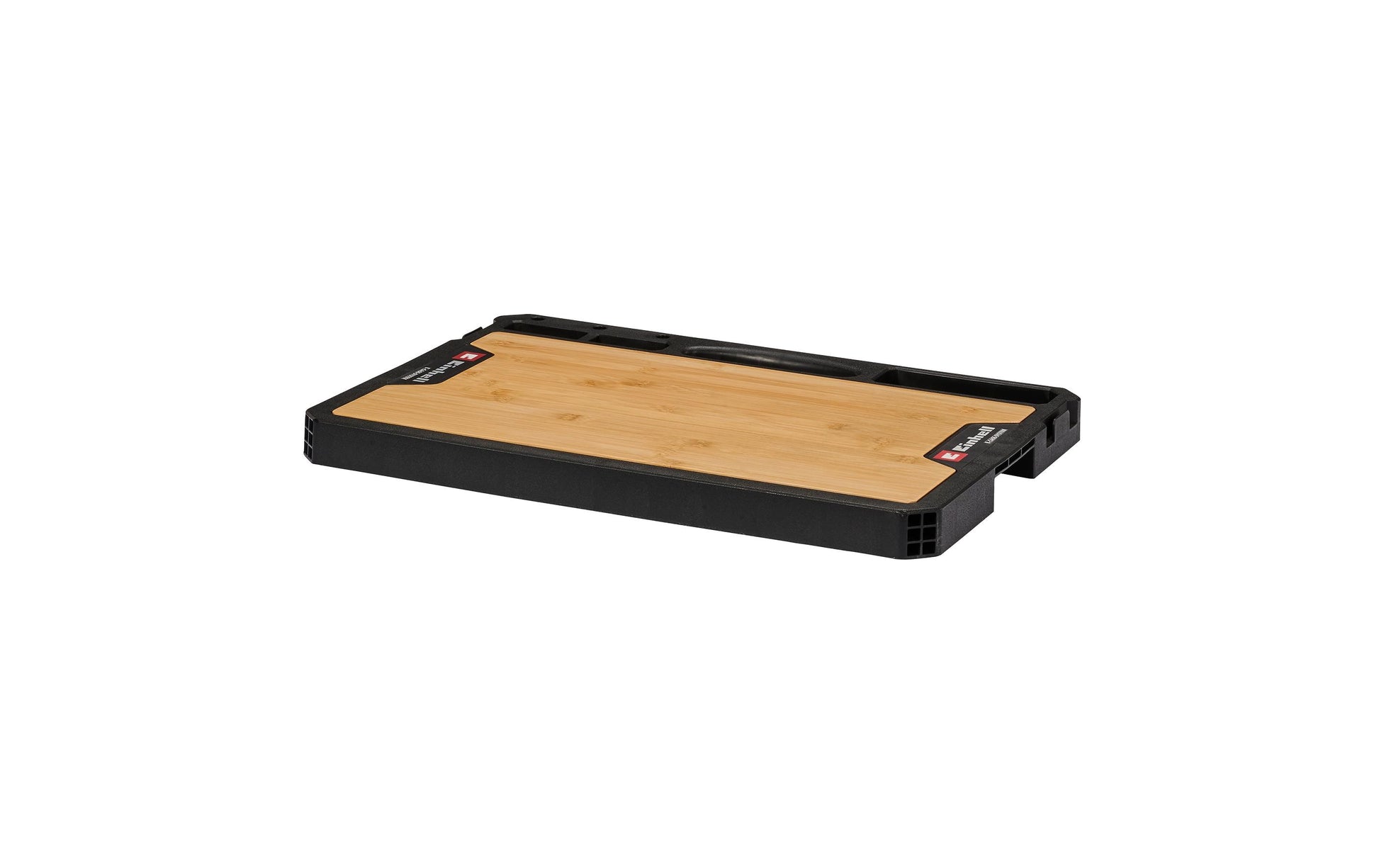 Einhell E-Case Arbeitsplatte – mit Handgriff, Klickverschluss, B 360 × H 42 × T 500 mm, für Einhell E-Case