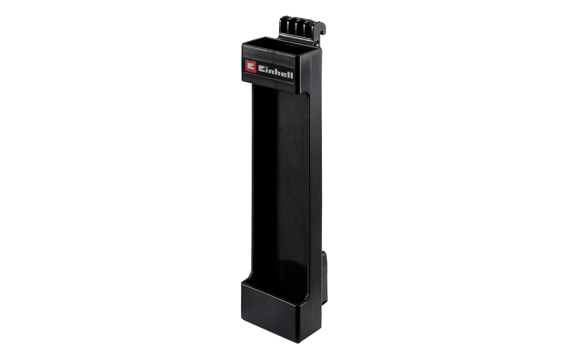 Einhell Halterung – leer, Klickverschluss, schwarz, B 88 × H 351 × T 78 mm, für Einhell E-Case System