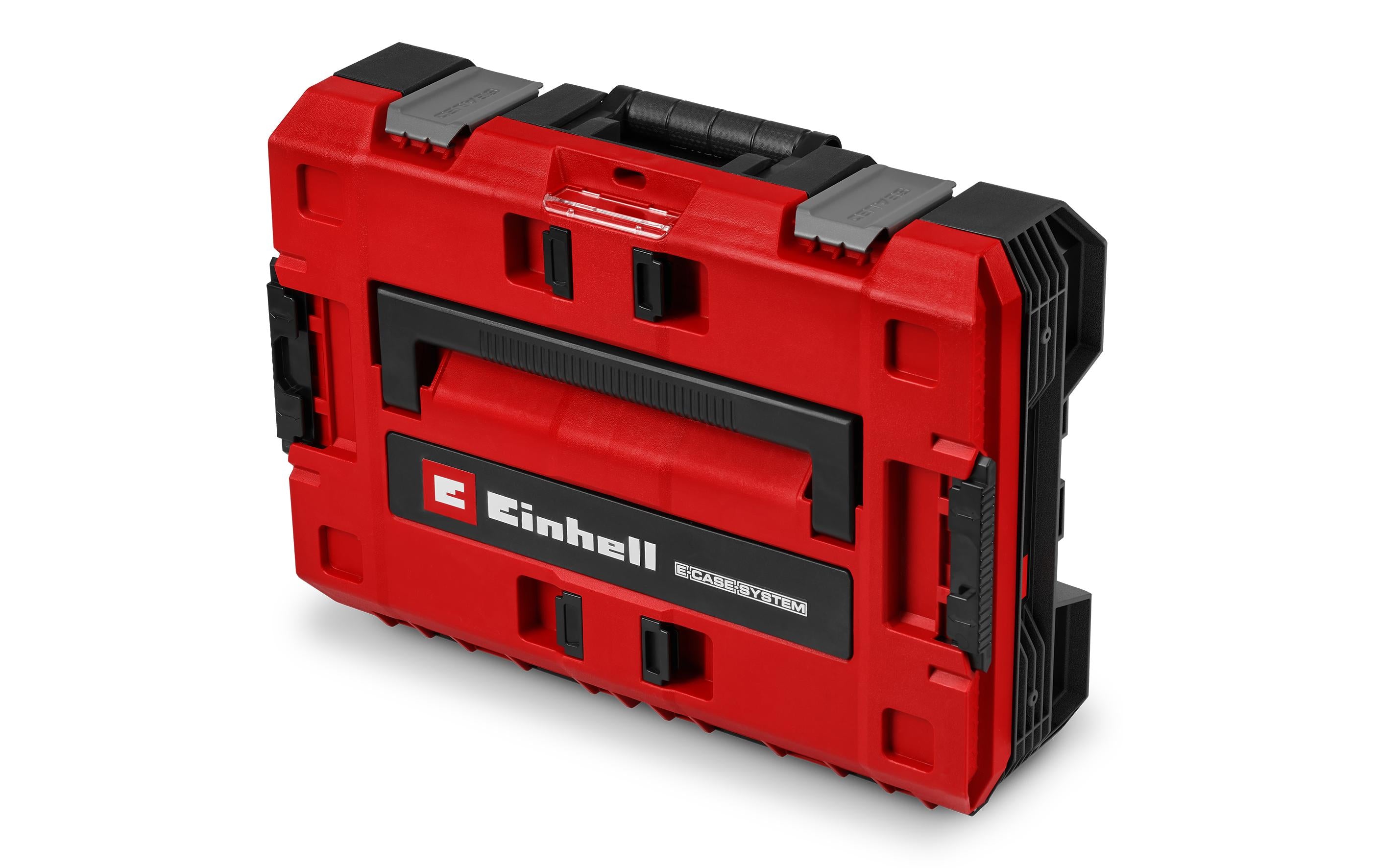 Einhell E-Case S-F Systemkoffer – leer, abschliessbar, B 330 × H 130 × T 444 mm, für Einhell E-Case-System