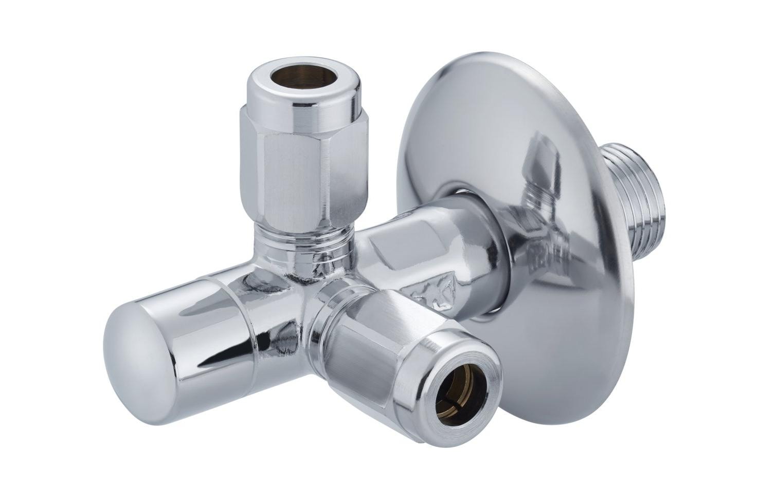 Laufen Eckventil 1/2" Anschlüsse – für Küche, Lavabo – Messing – verchromt