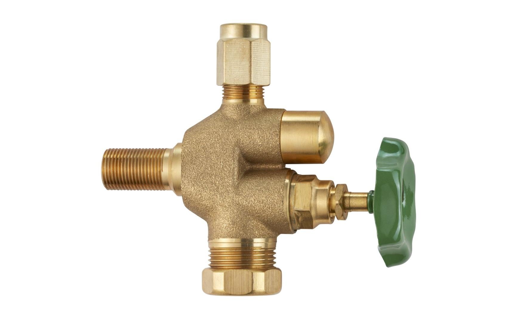 Laufen Doppelventil – Anschluss 3/8" (2×), Messing, verchromt, für Küche