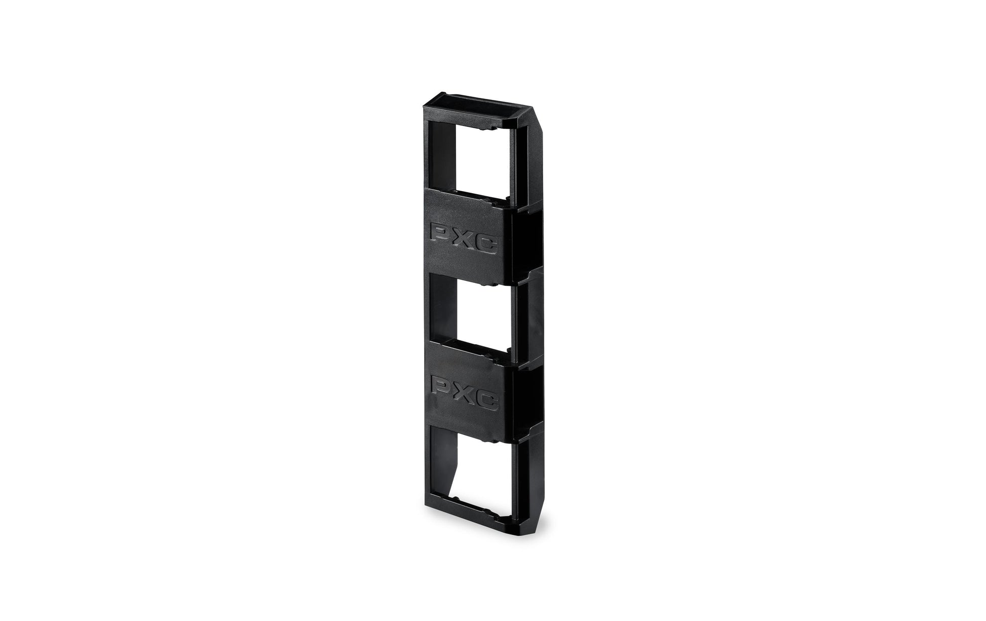 Einhell E-Case Akkuhalterung – leer, 3 Fächer, B 43 × H 300 × T 86 mm, für Einhell E-Case, Power X-Change