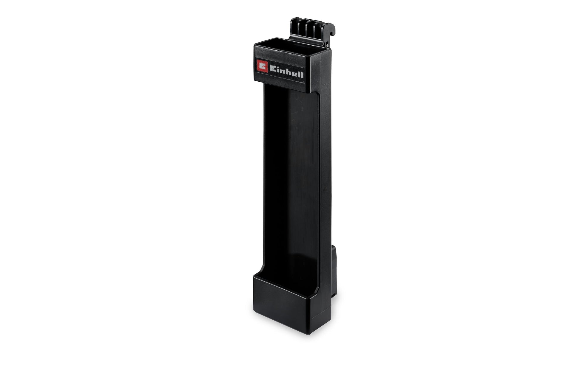 Einhell Halterung – leer, Klickverschluss, schwarz, B 88 × H 351 × T 78 mm, für Einhell E-Case System