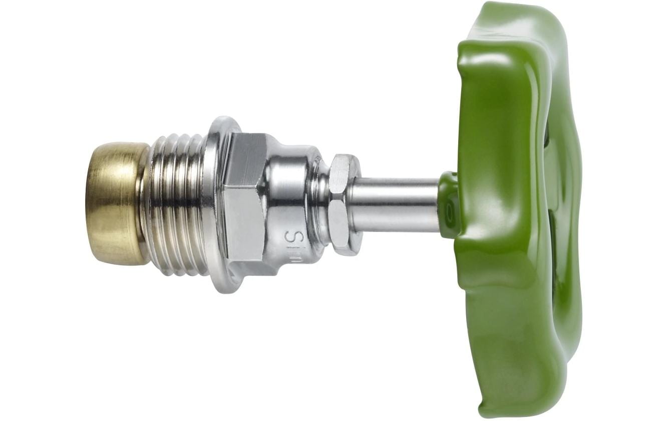 Laufen Ventiloberteil SIGA – 1/2" Anschlüsse, 110 × 110 × 60 mm, Messing, verchromt, für Armatur