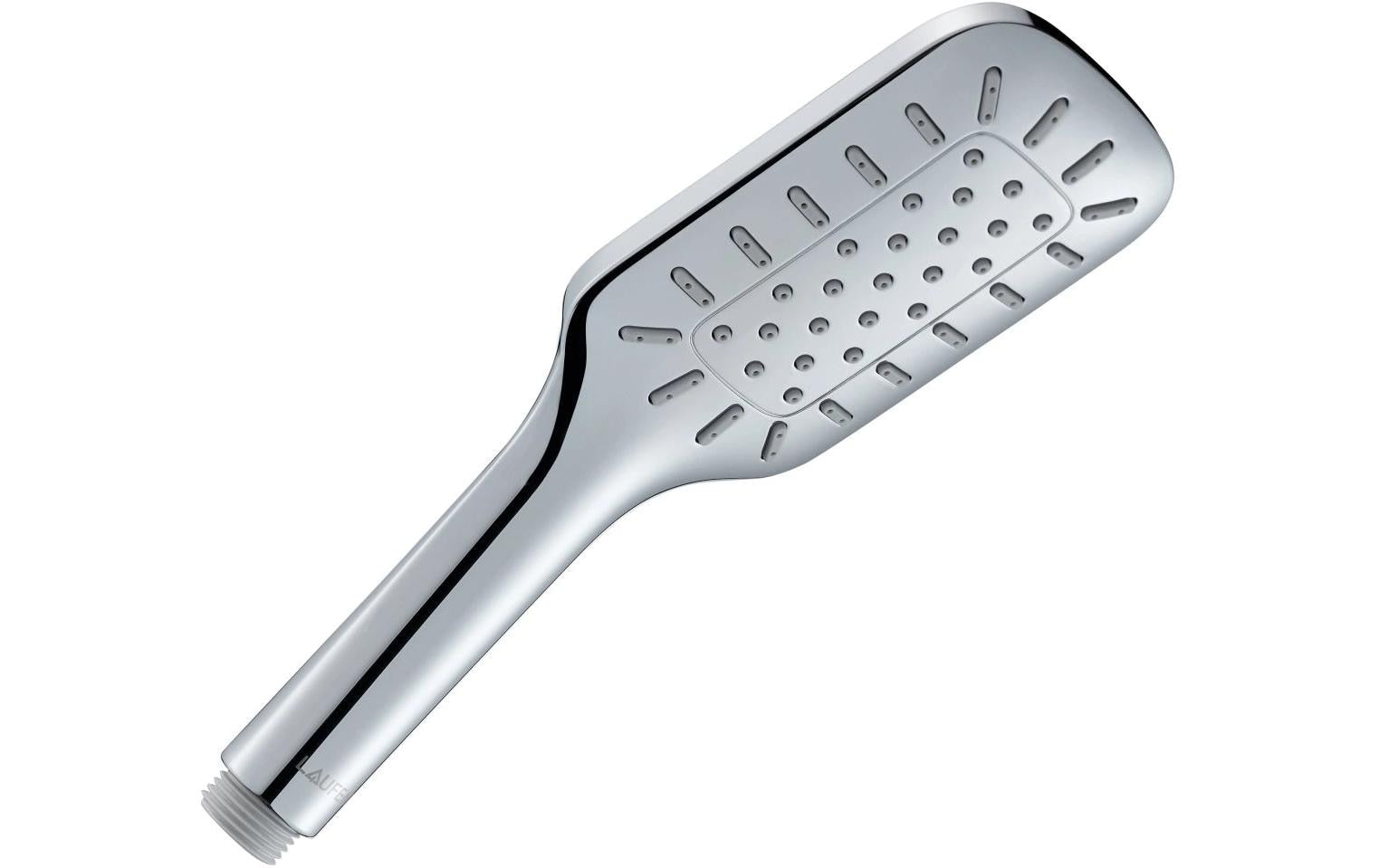 Laufen Duschbrause MyCity100 – 35 cm, Silikon/Chrom Glanz, Wassersparend (≈5 l/min), Hellgrau