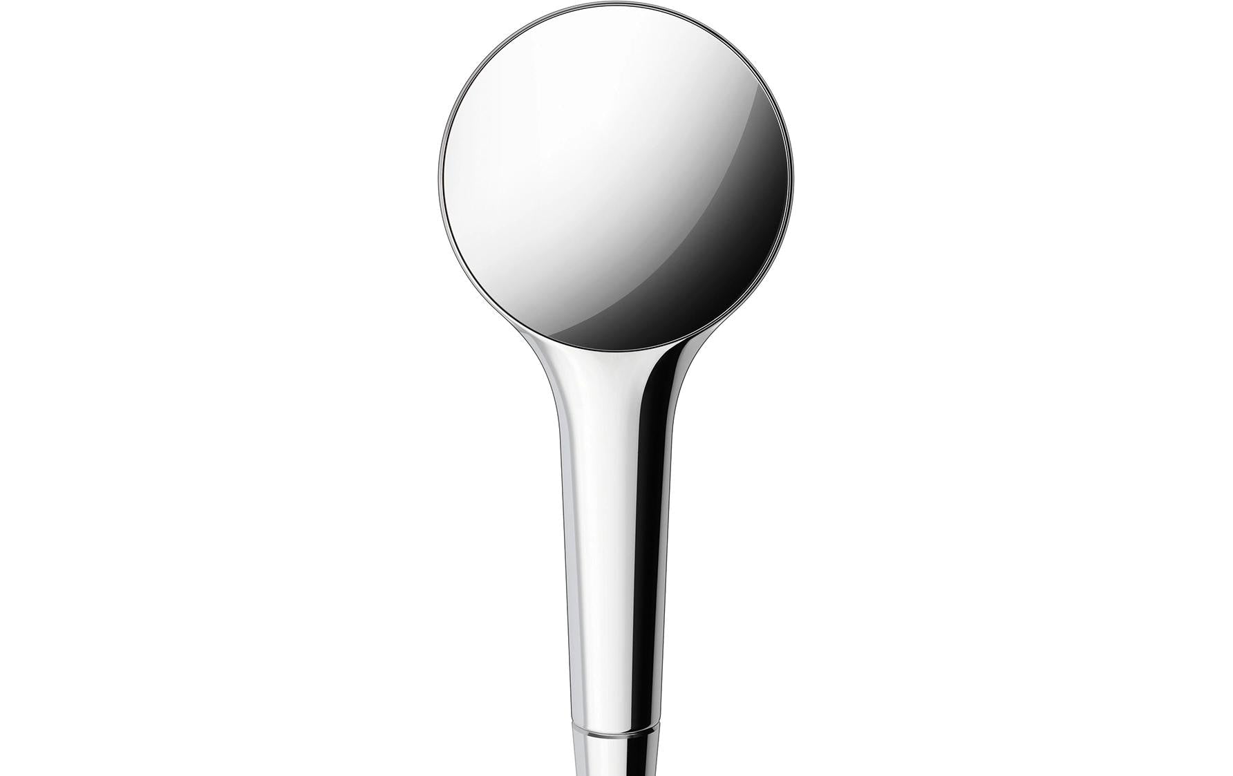 Laufen Handbrause MyTwin100 – 15×35×5,5 cm, Silikon, Chrom glänzend, ca. 5 l/min, Jet