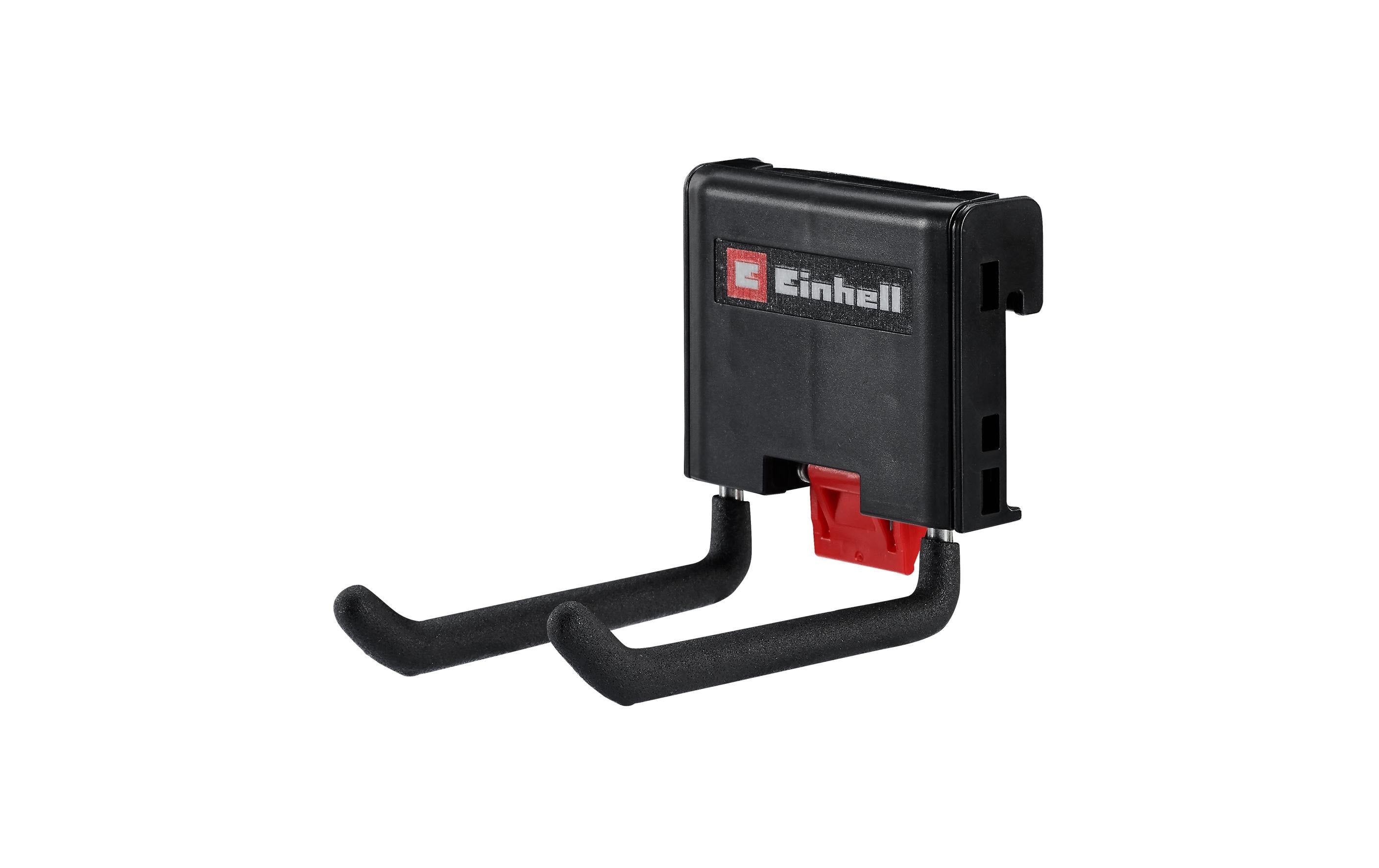 Einhell Haken – 1-teilig, mit Klickverschluss, schwarz, PVC/Stahl, für Einhell E-Case