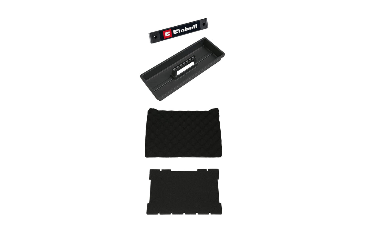 Einhell E-Case Rolling Workshop SEALED Systemkoffer – 3-teilig, mit 2 Rollen, für Einhell E-Case System