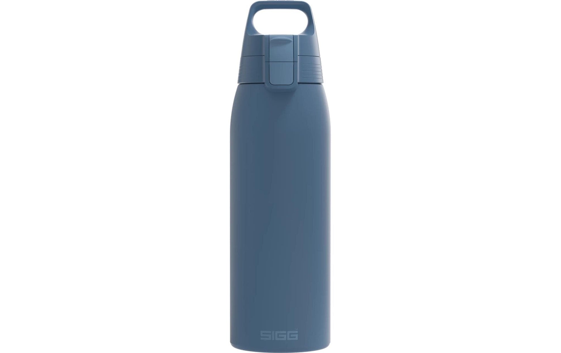 SIGG Trinkflasche 1 l – Edelstahl, Weithals, Deep Blue