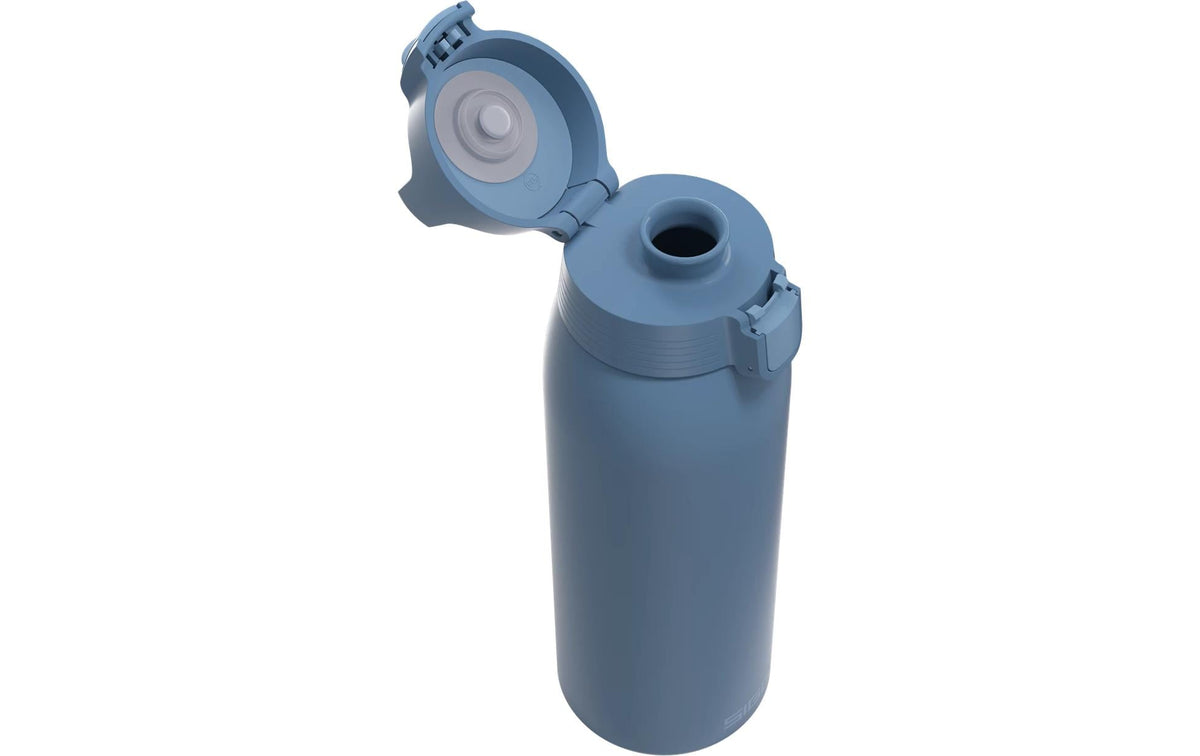 SIGG Trinkflasche 1 l – Edelstahl, Weithals, Deep Blue