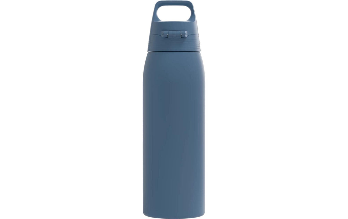 SIGG Trinkflasche 1 l – Edelstahl, Weithals, Deep Blue