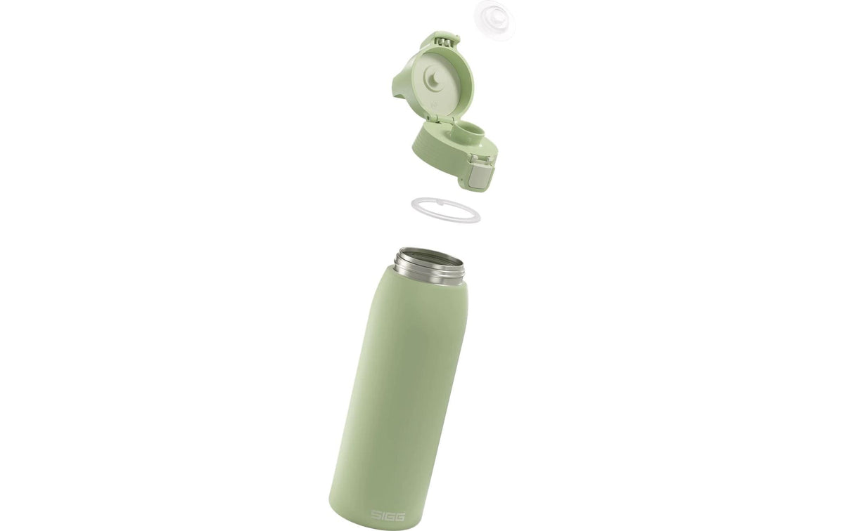 SIGG Shield One Kindertrinkflasche 1 l – BPA-frei, Edelstahl, Klappdeckel