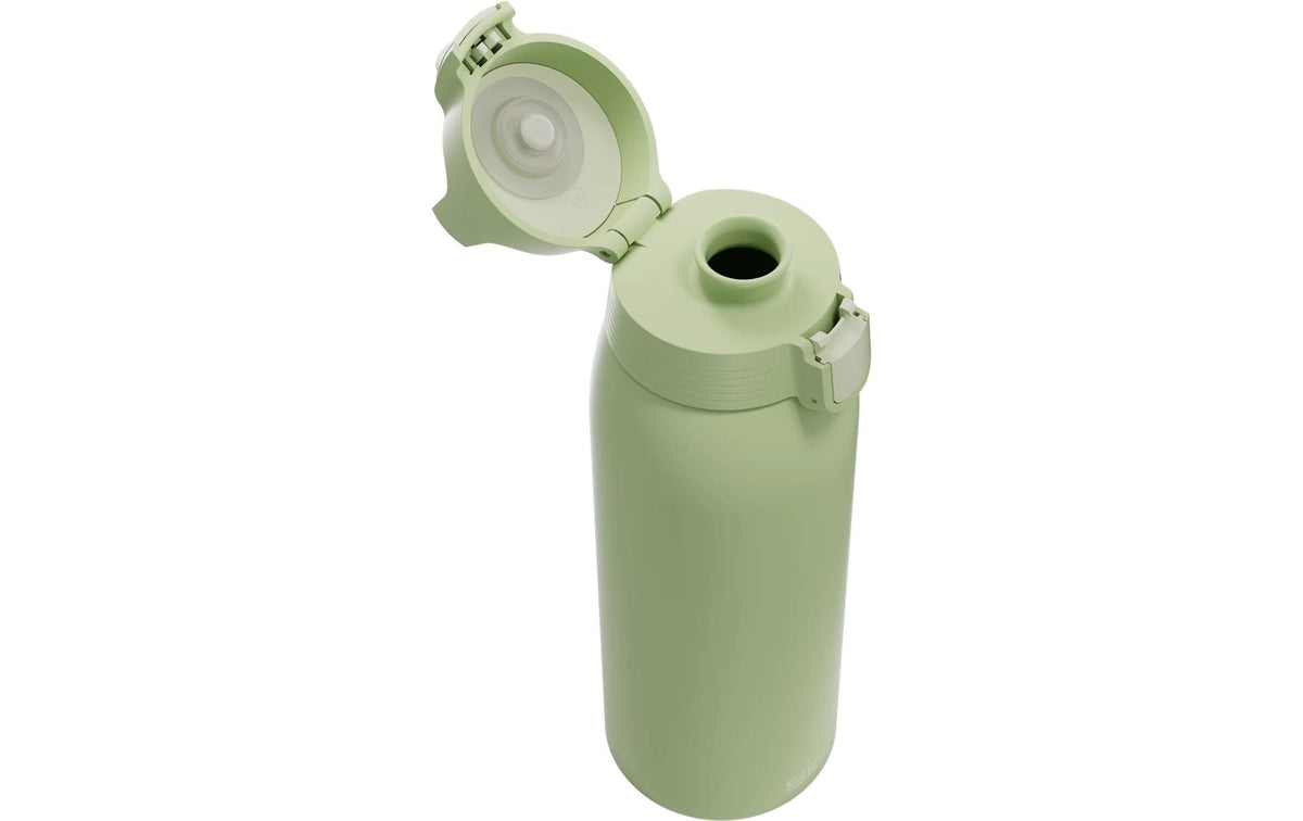 SIGG Shield One Kindertrinkflasche 1 l – BPA-frei, Edelstahl, Klappdeckel