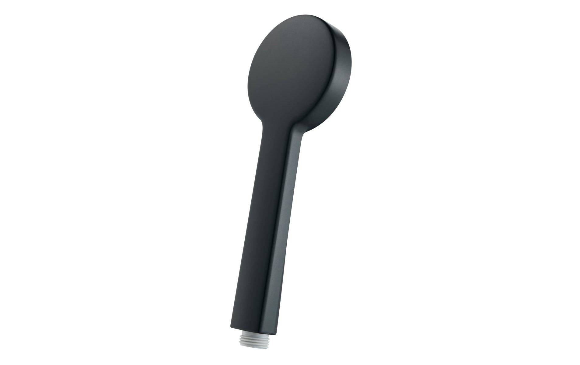 Laufen Handbrause Stella 80 – 15,3 cm, Kunststoff, 1/2"-Anschluss, Schwarz matt