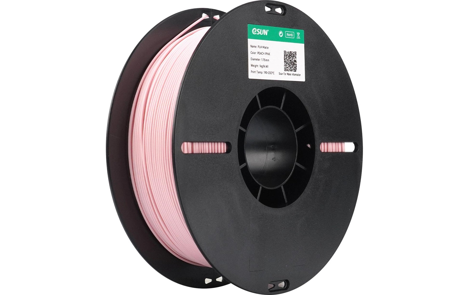 eSun 3D-Drucker-Filament MT175 PLA 1,75 mm Pfirsichrosa, 1 kg