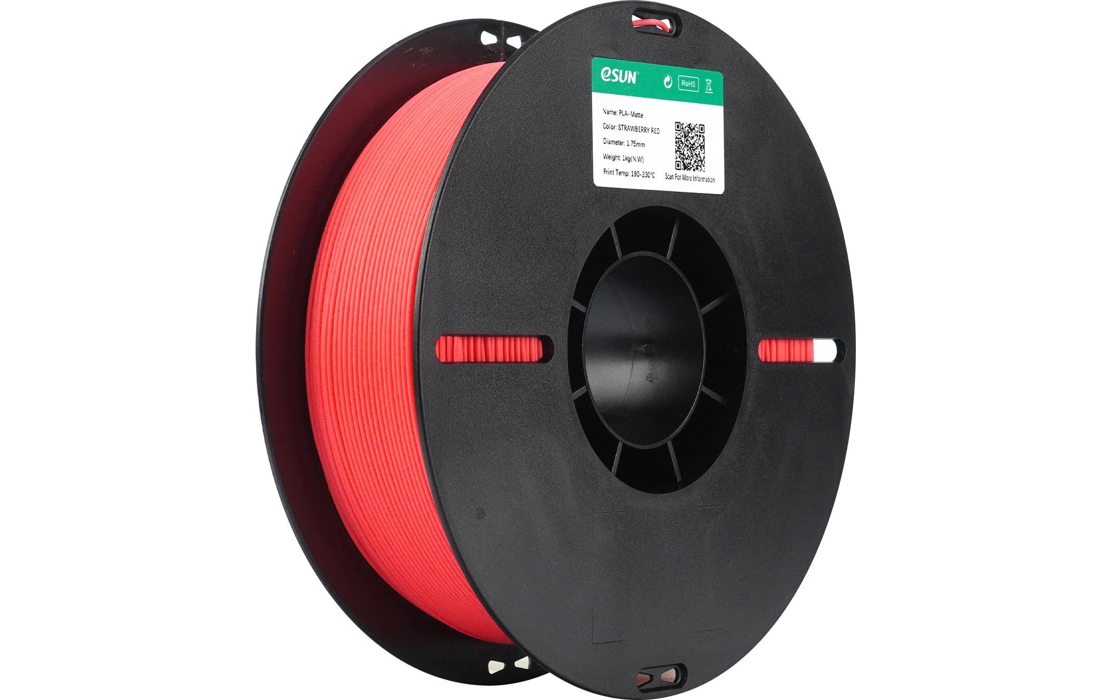 Esun 3D-Drucker-Filament PLA 1,75 mm Rot, 1 kg