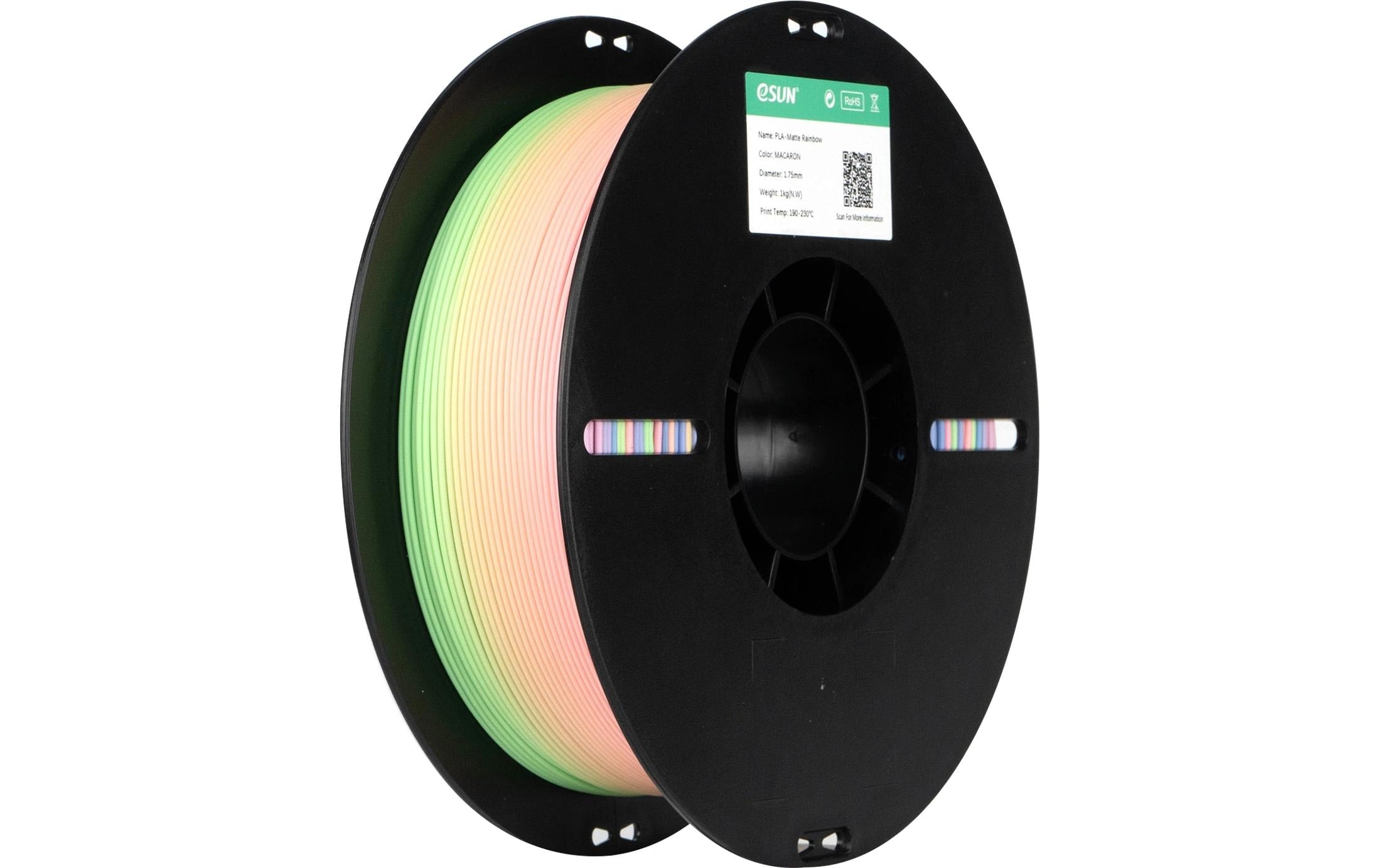 Esun 3D-Drucker-Filament PLA 1,75 mm Mehrfarbig, 1 kg