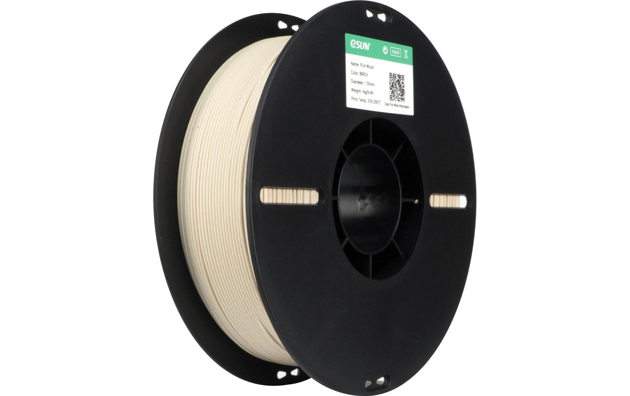 Esun 3D-Drucker-Filament PLA Holz 1,75 mm Beige, 1 kg