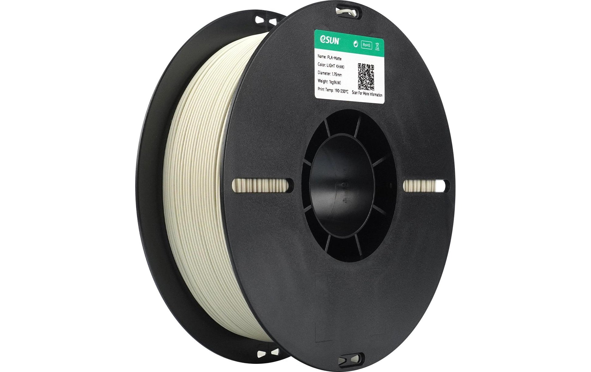 Esun 3D-Drucker-Filament PLA 1,75 mm Graugrün, 1 kg