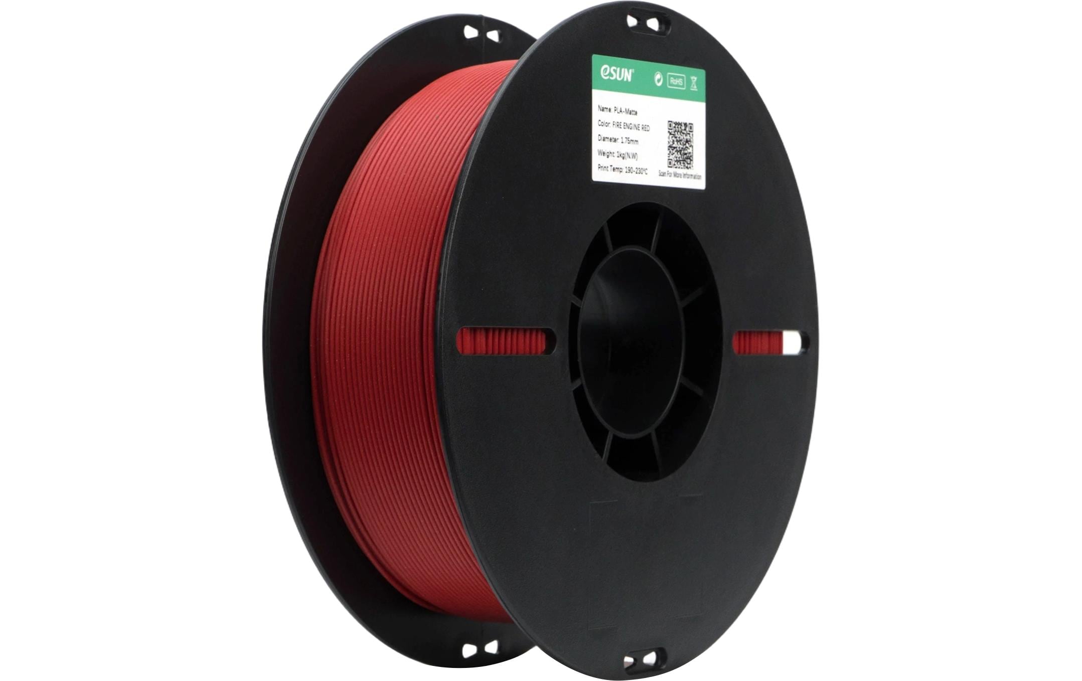 Esun 3D-Drucker-Filament PLA 1,75 mm Rot, 1 kg