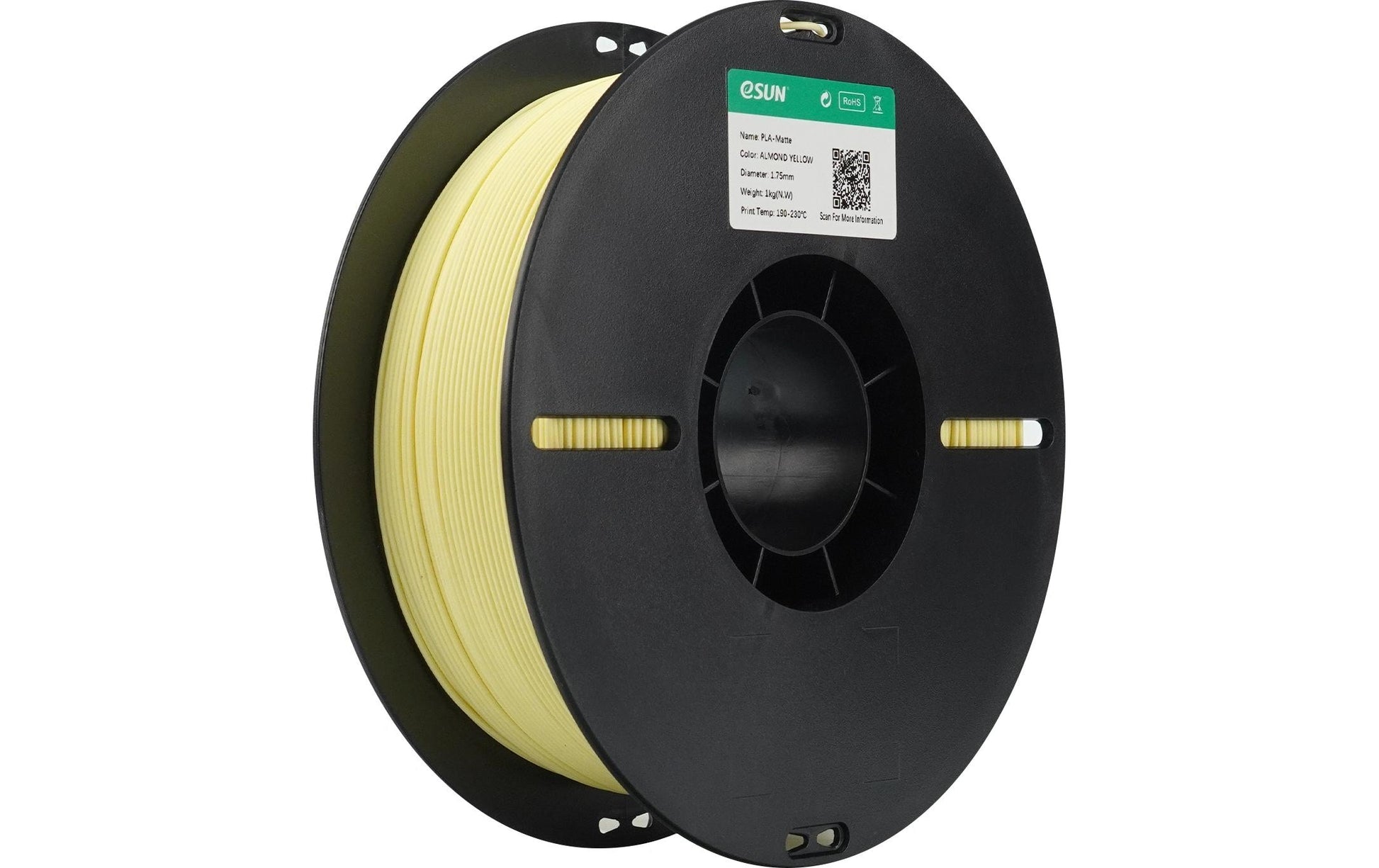 eSun 3D-Drucker-Filament PLA 1,75 mm Gelb, 1 kg