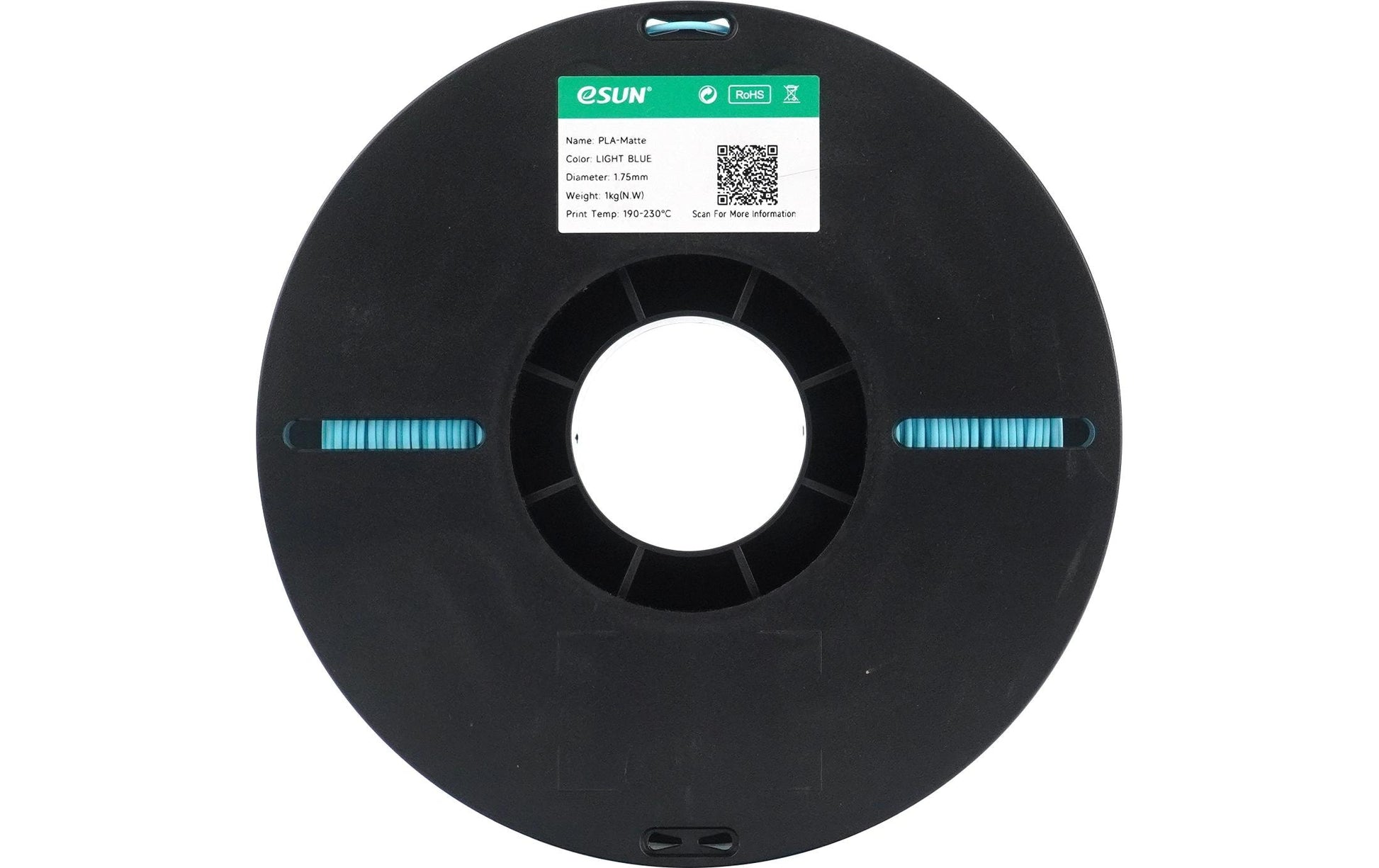 eSun 3D-Drucker-Filament PLA 1,75 mm Hellblau, 1 kg