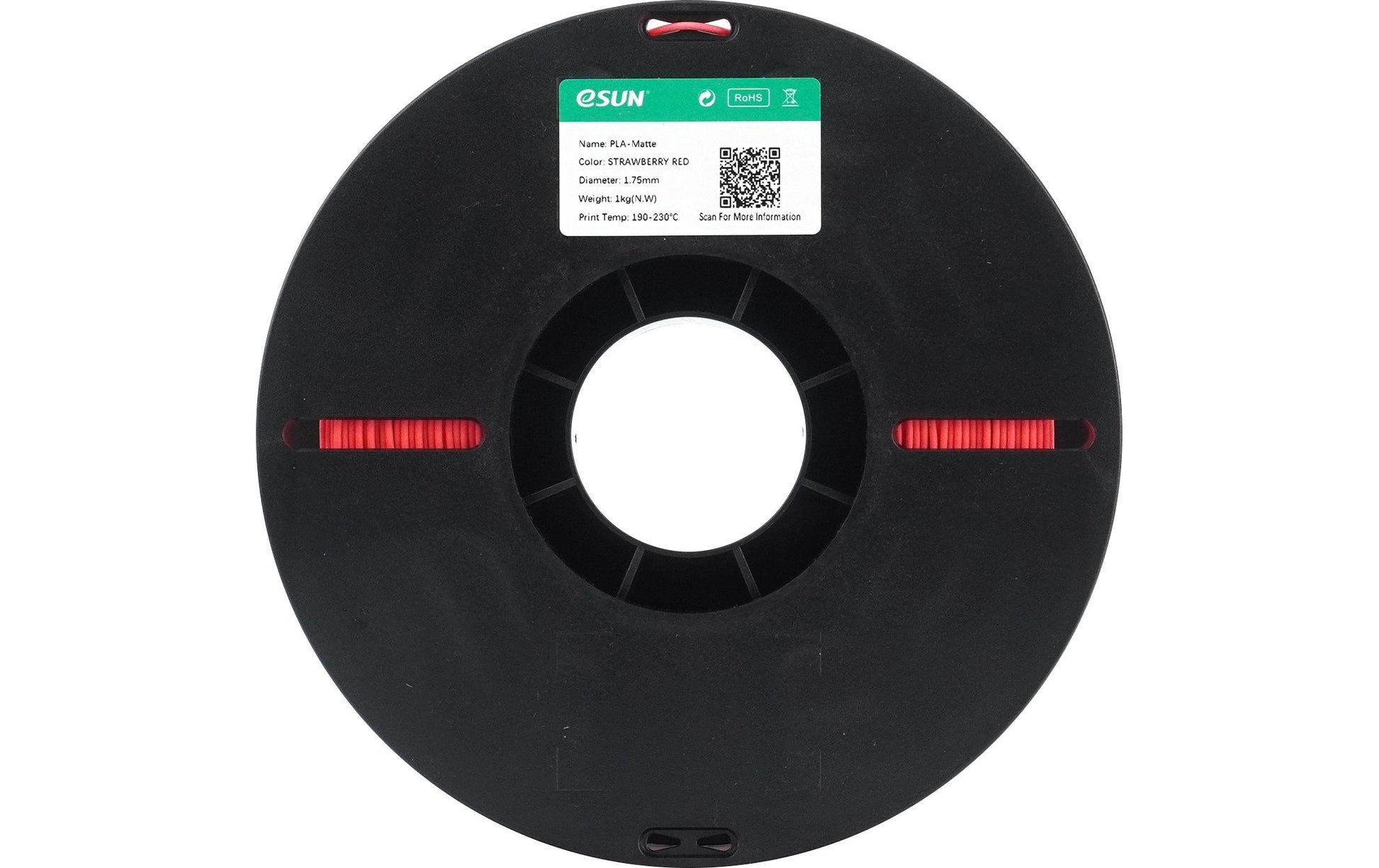 Esun 3D-Drucker-Filament PLA 1,75 mm Rot, 1 kg