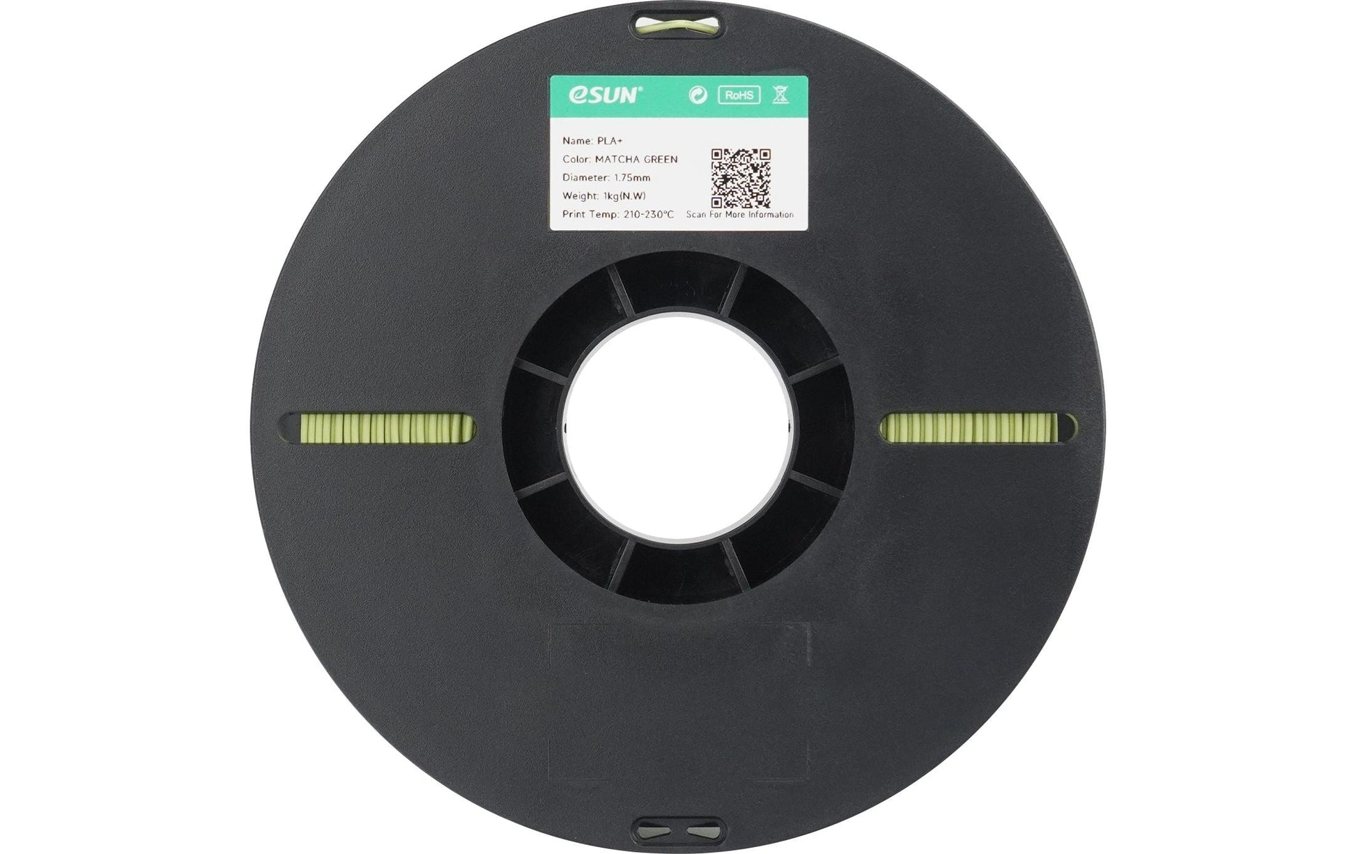 Esun 3D-Drucker-Filament Hyper PLA 1,75 mm Matcha-Grün, 1 kg