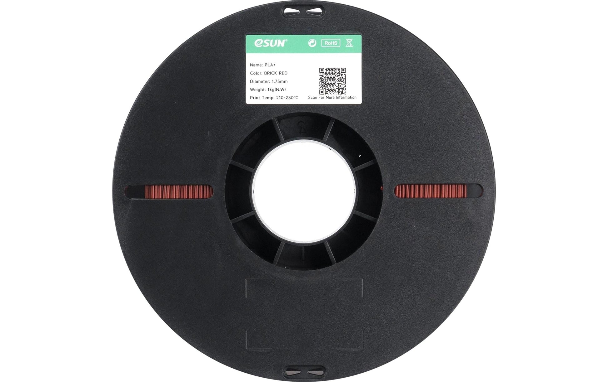 Esun 3D-Drucker-Filament Hyper PLA 1,75 mm Rotbraun, 1 kg