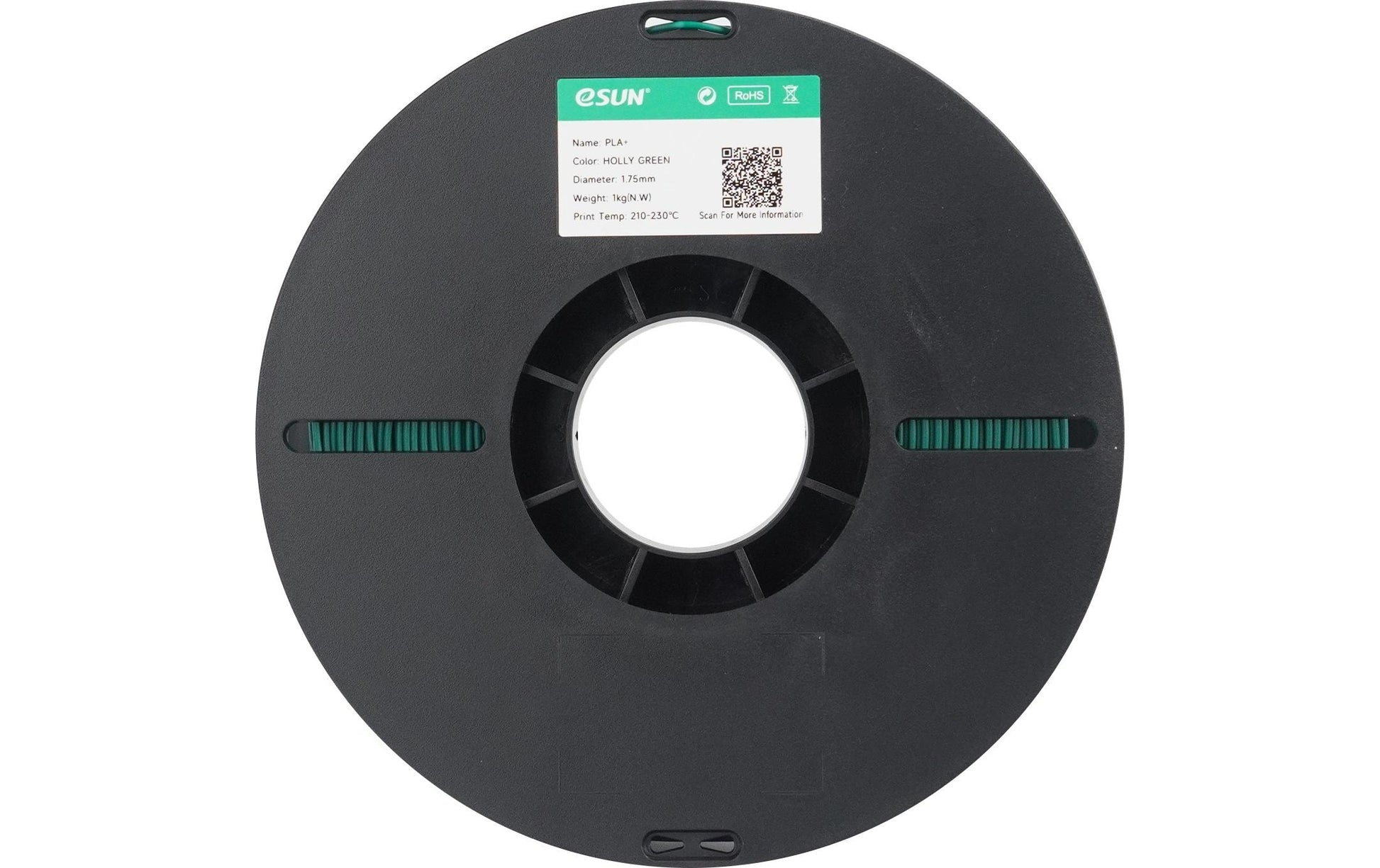 Esun 3D-Drucker-Filament Hyper PLA 1,75 mm Dunkelgrün, 1 kg
