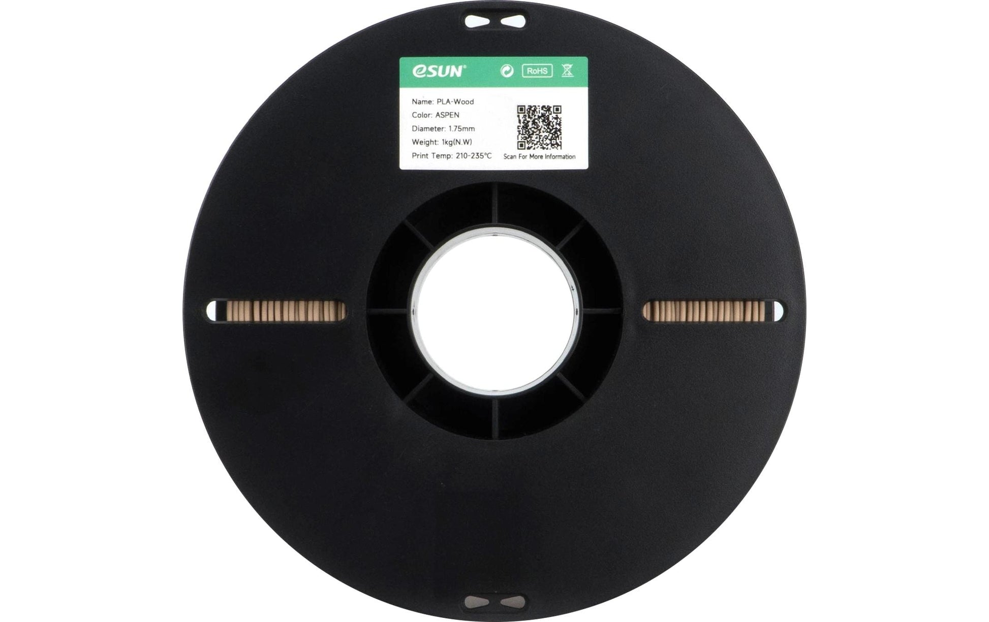 Esun 3D-Drucker-Filament Holz PLA 1,75 mm Beige, 1 kg