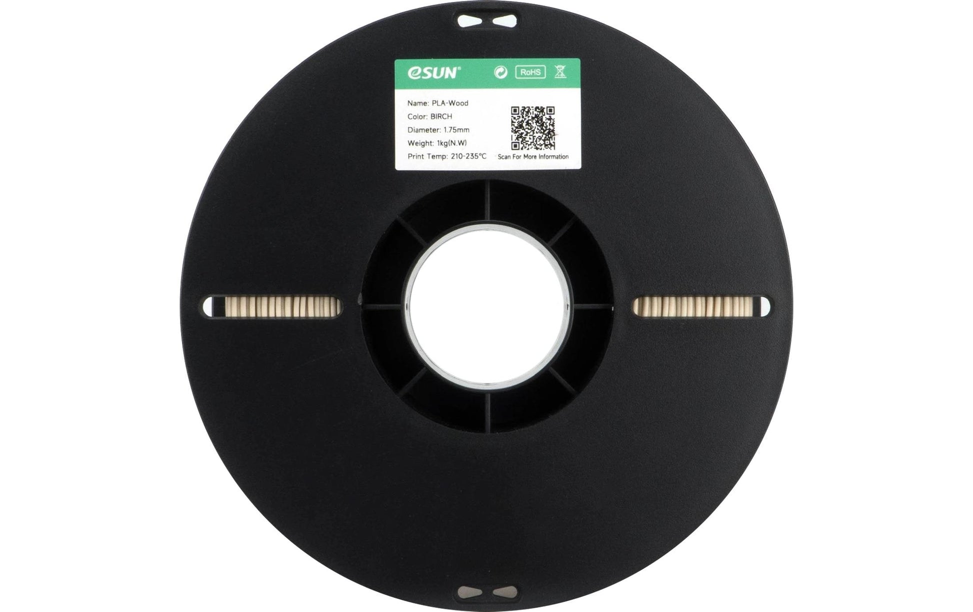 Esun 3D-Drucker-Filament PLA Holz 1,75 mm Beige, 1 kg