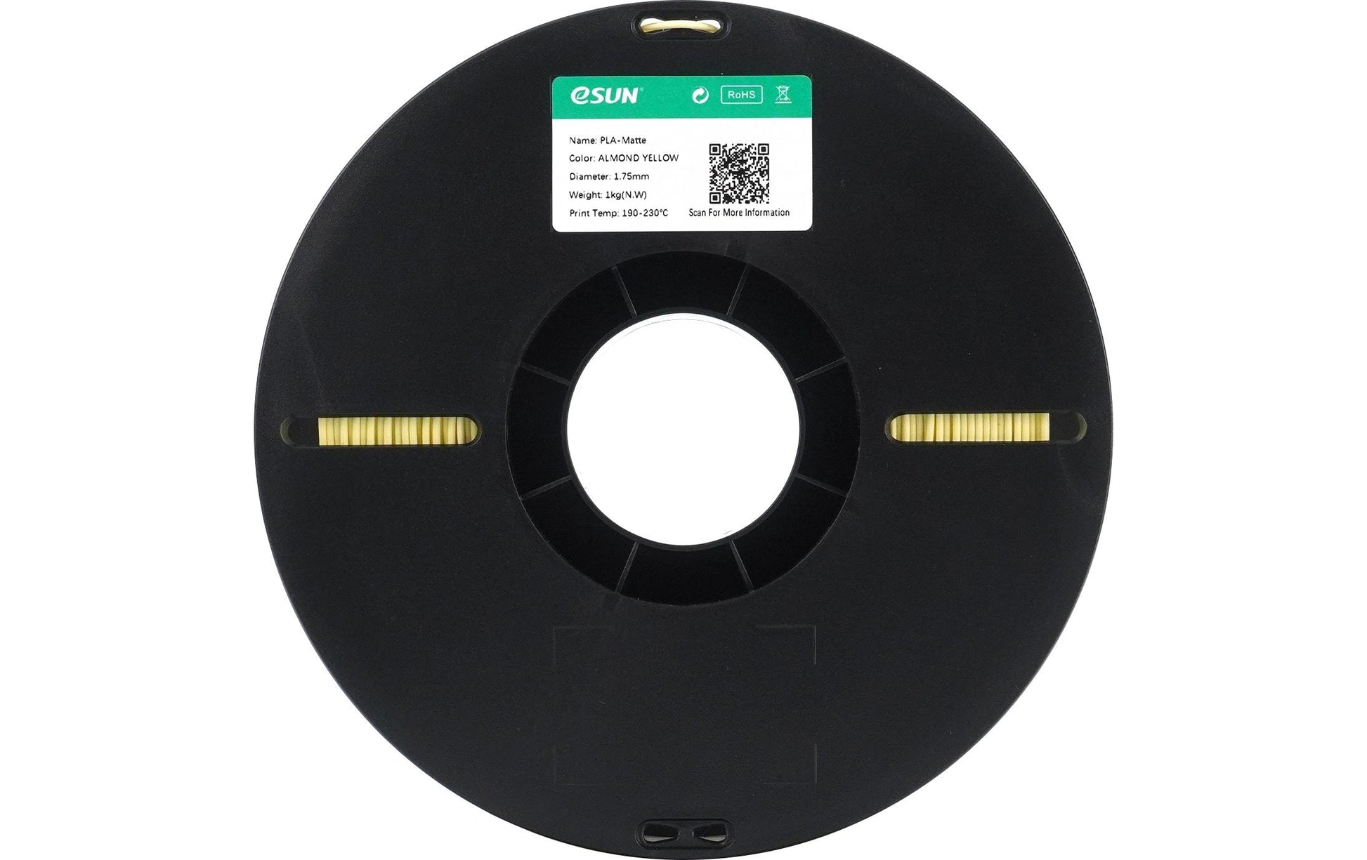 eSun 3D-Drucker-Filament PLA 1,75 mm Gelb, 1 kg