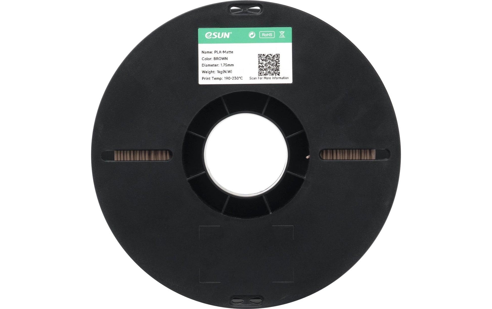 Esun 3D-Drucker-Filament PLA 1,75 mm Braun, 1 kg
