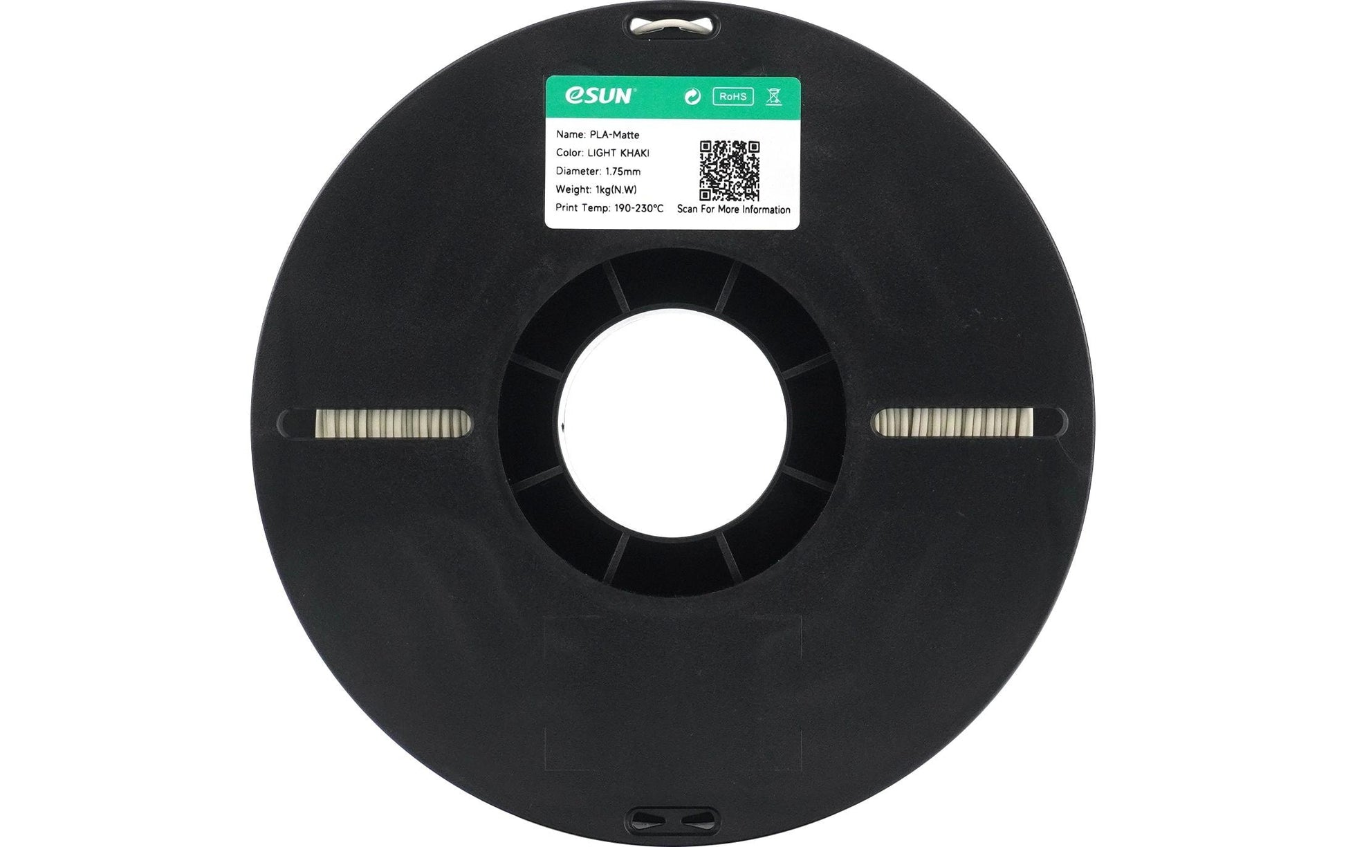 Esun 3D-Drucker-Filament PLA 1,75 mm Graugrün, 1 kg