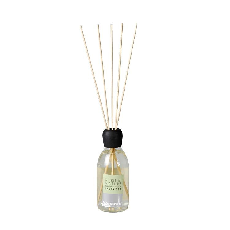 Venardo guestline Venardo Green Tea – Duftstäbchen, 250 ml, 9 Holzstäbchen 35 cm