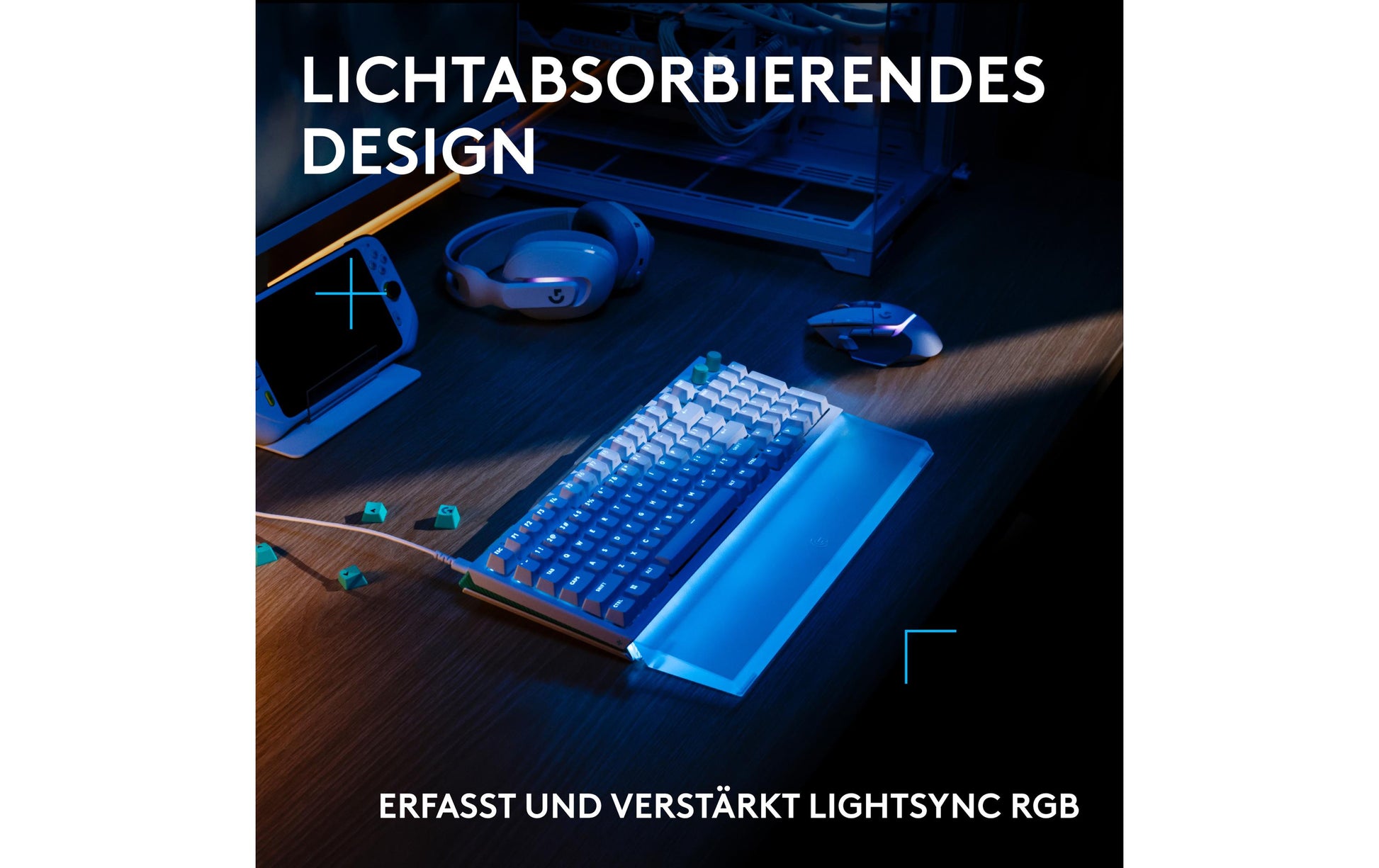 Logitech G512 X – Handballenauflage – Transparent