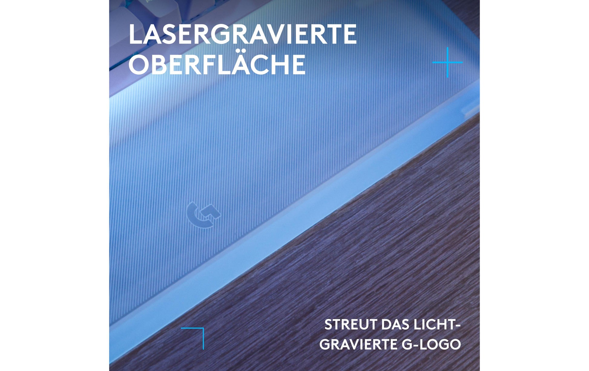 Logitech G512 X – Handballenauflage – Transparent