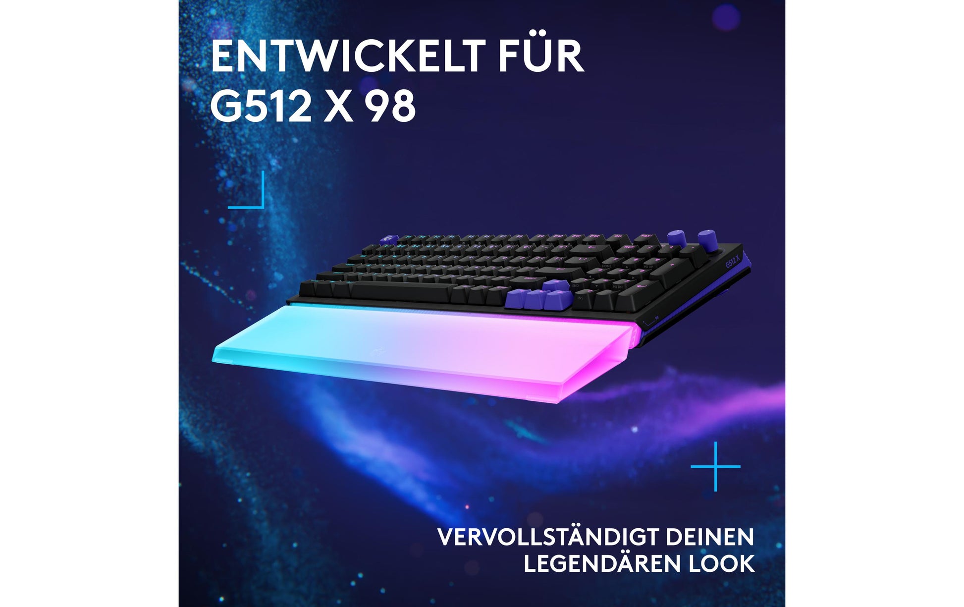 Logitech G512 X – Handballenauflage – Transparent