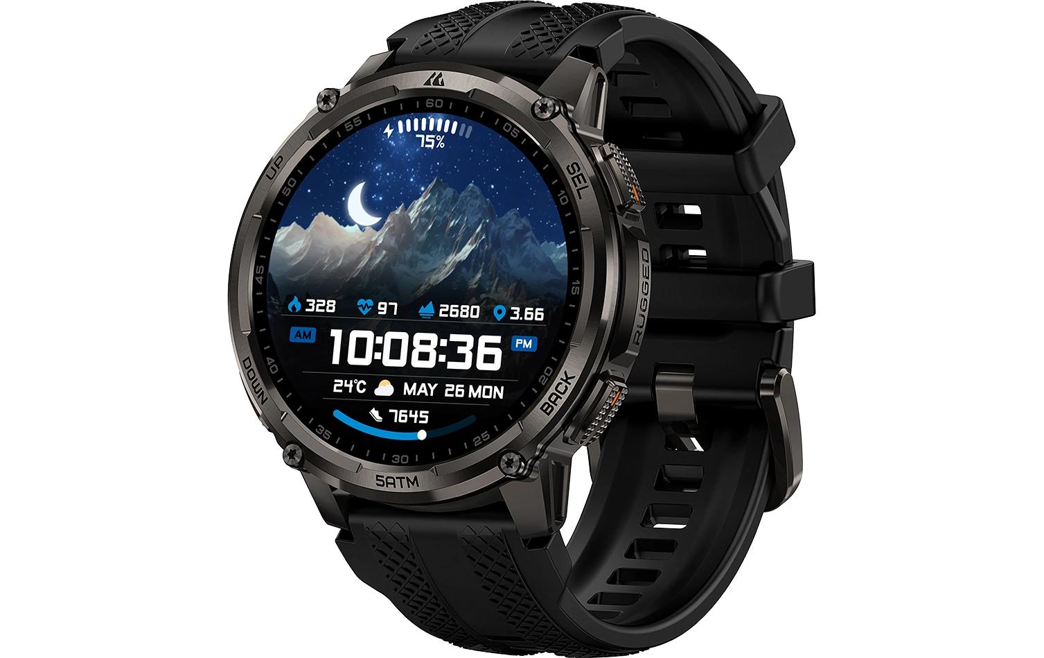 Kospet Tank T4C 50 mm GPS – Schwarz, 50 m, für Android, iOS