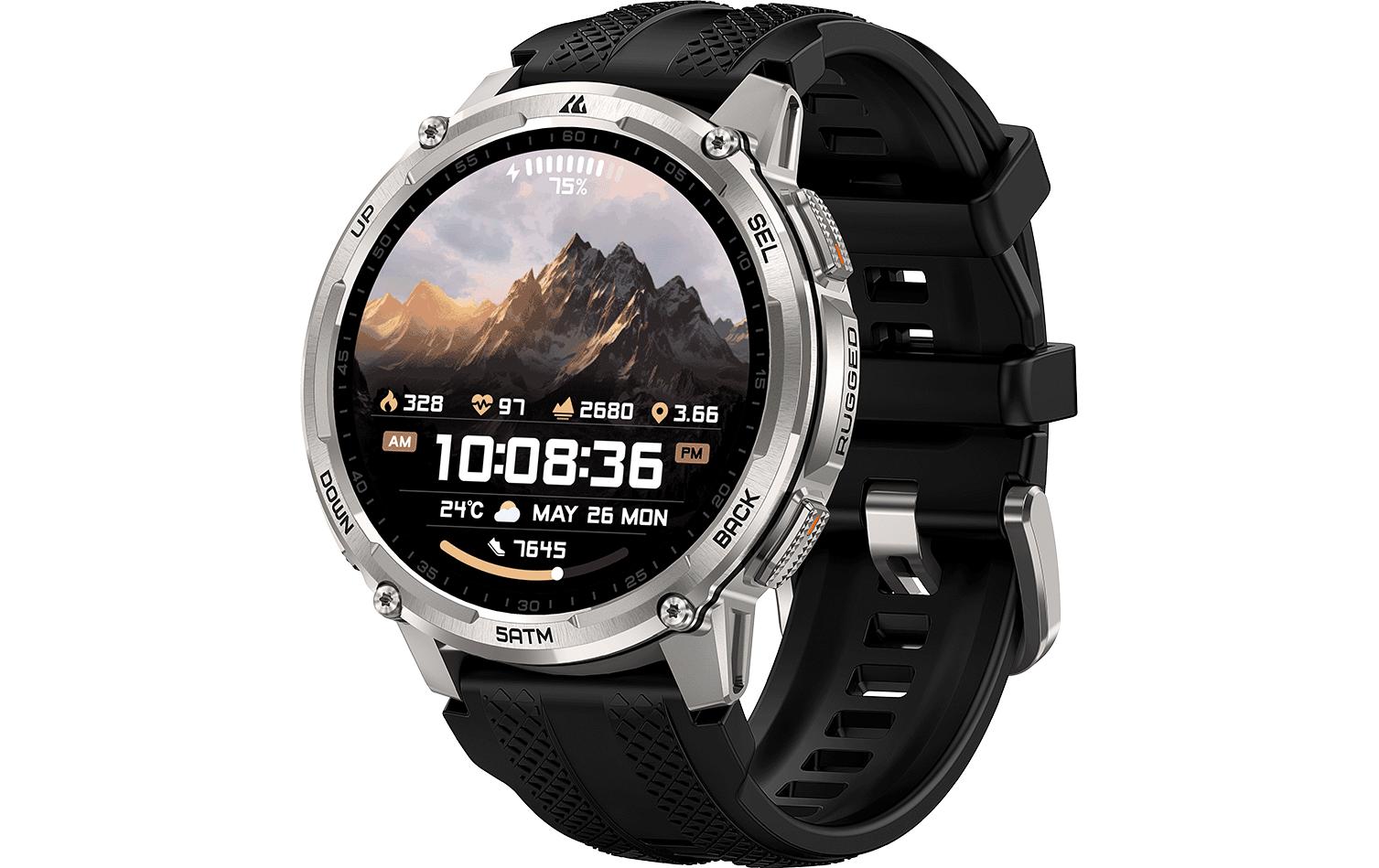 Kospet Tank T4C 50 mm GPS – Silber, 50 m, für Android, iOS