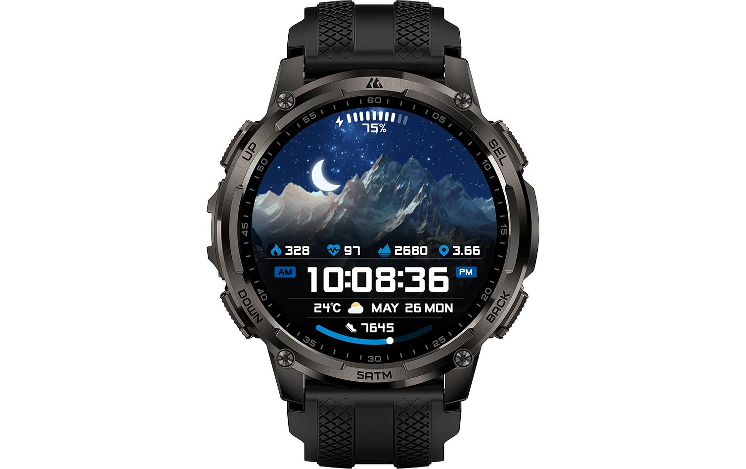 Kospet Tank T4C 50 mm GPS – Schwarz, 50 m, für Android, iOS