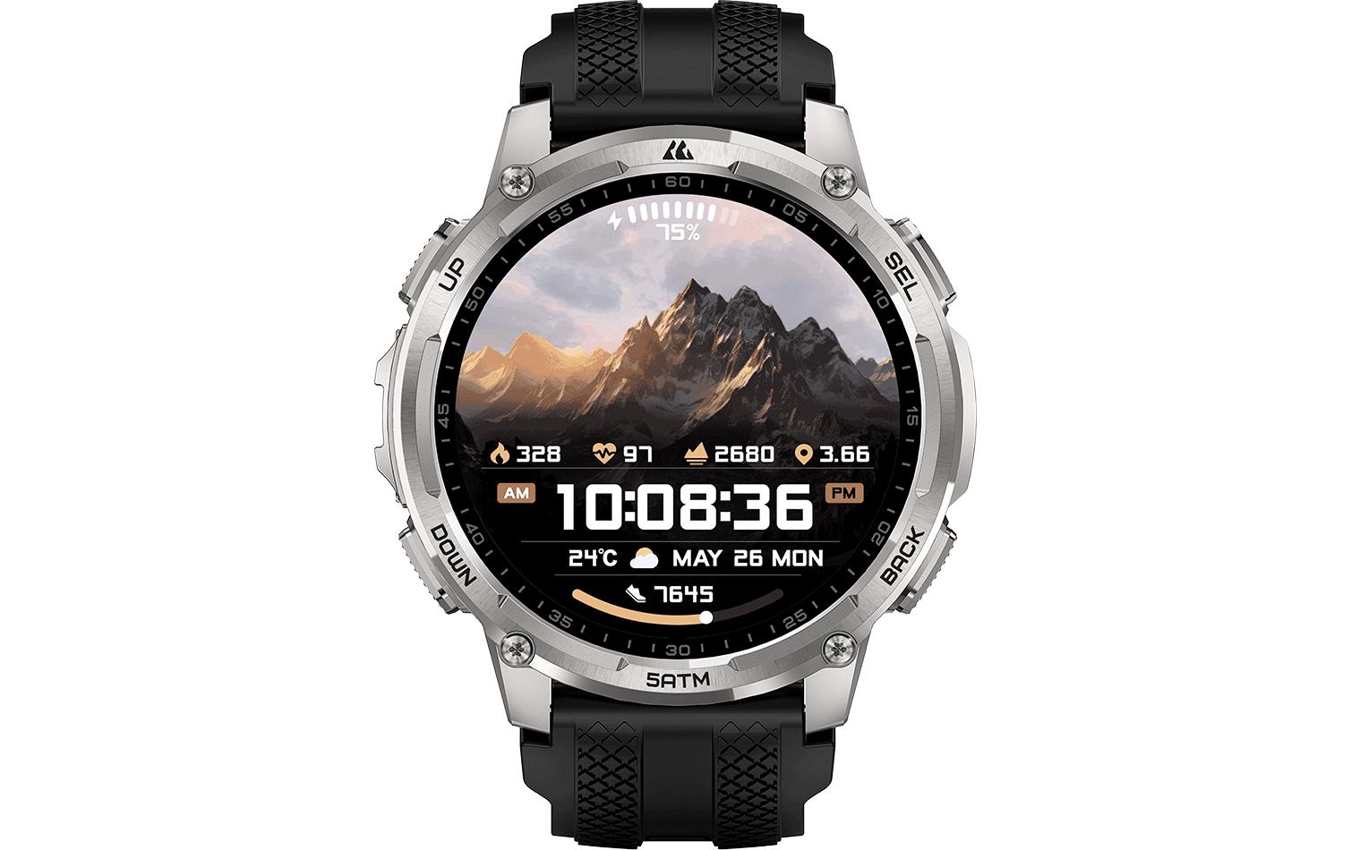 Kospet Tank T4C 50 mm GPS – Silber, 50 m, für Android, iOS