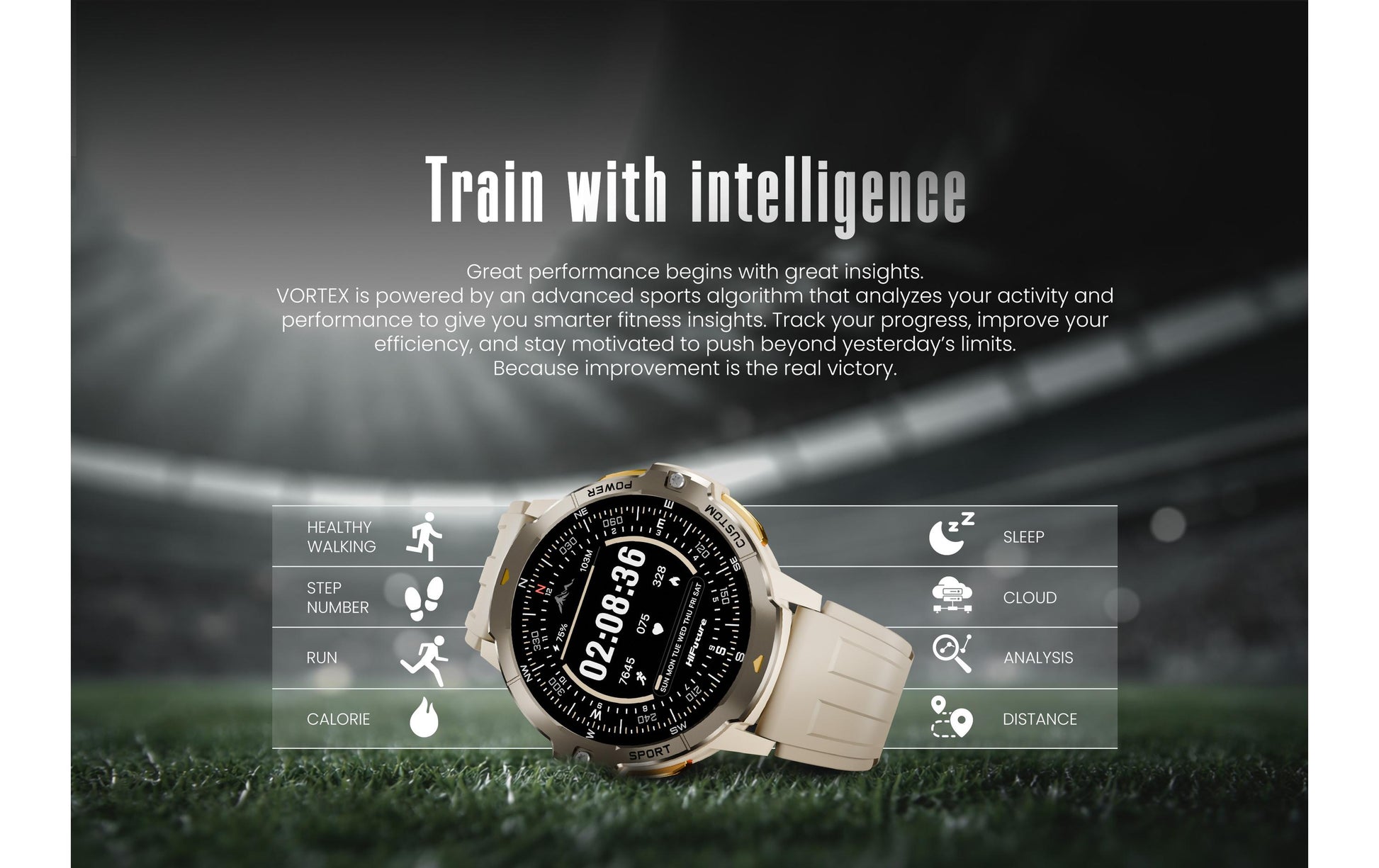HiFuture Vortex GPS – Schwarz, für Android, iPhone