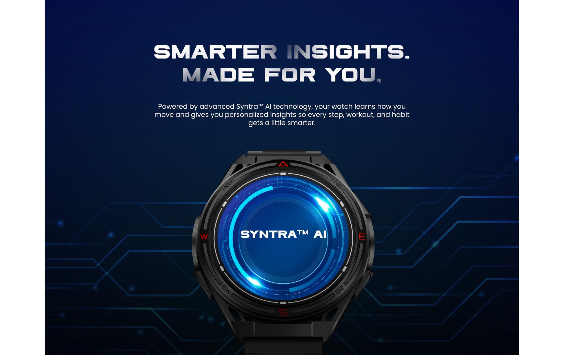 HiFuture Active2 GPS – Schwarz, 50 m, für Android, iPhone